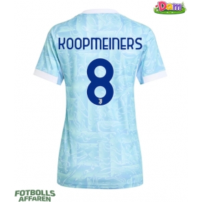 Juventus Teun Koopmeiners #8 Bortatröja Kvinnor 2025-26 Kortärmad